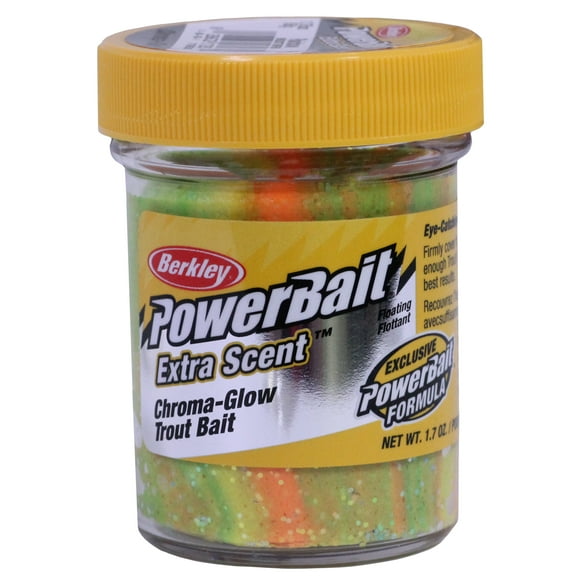Berkley PowerBait Glitter Chroma-Glow Dough Fishing Dough Bait
