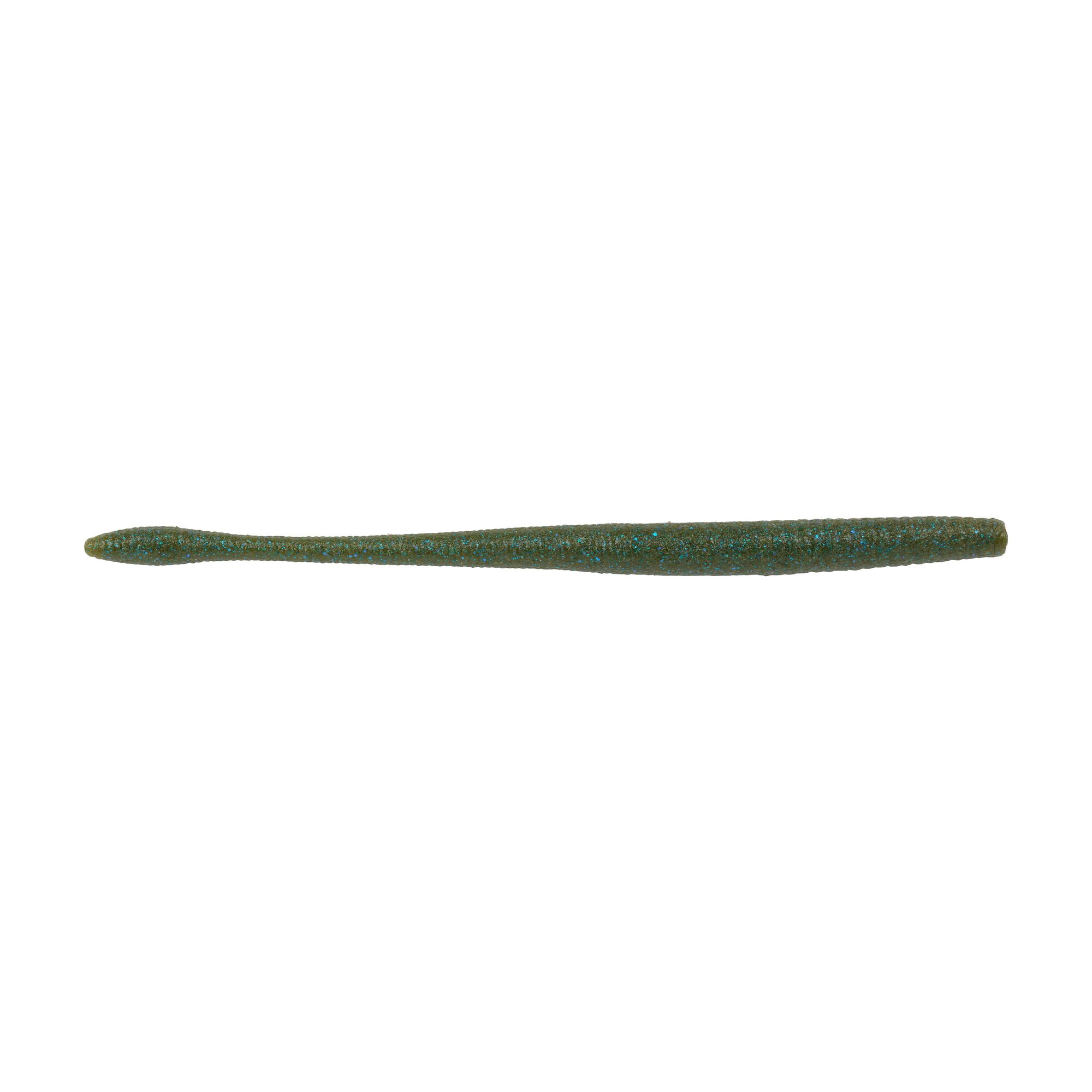 Berkley PowerBait MaxScent Fishing Lure, 7 in, Green Pumpkin Moondust (10-count)