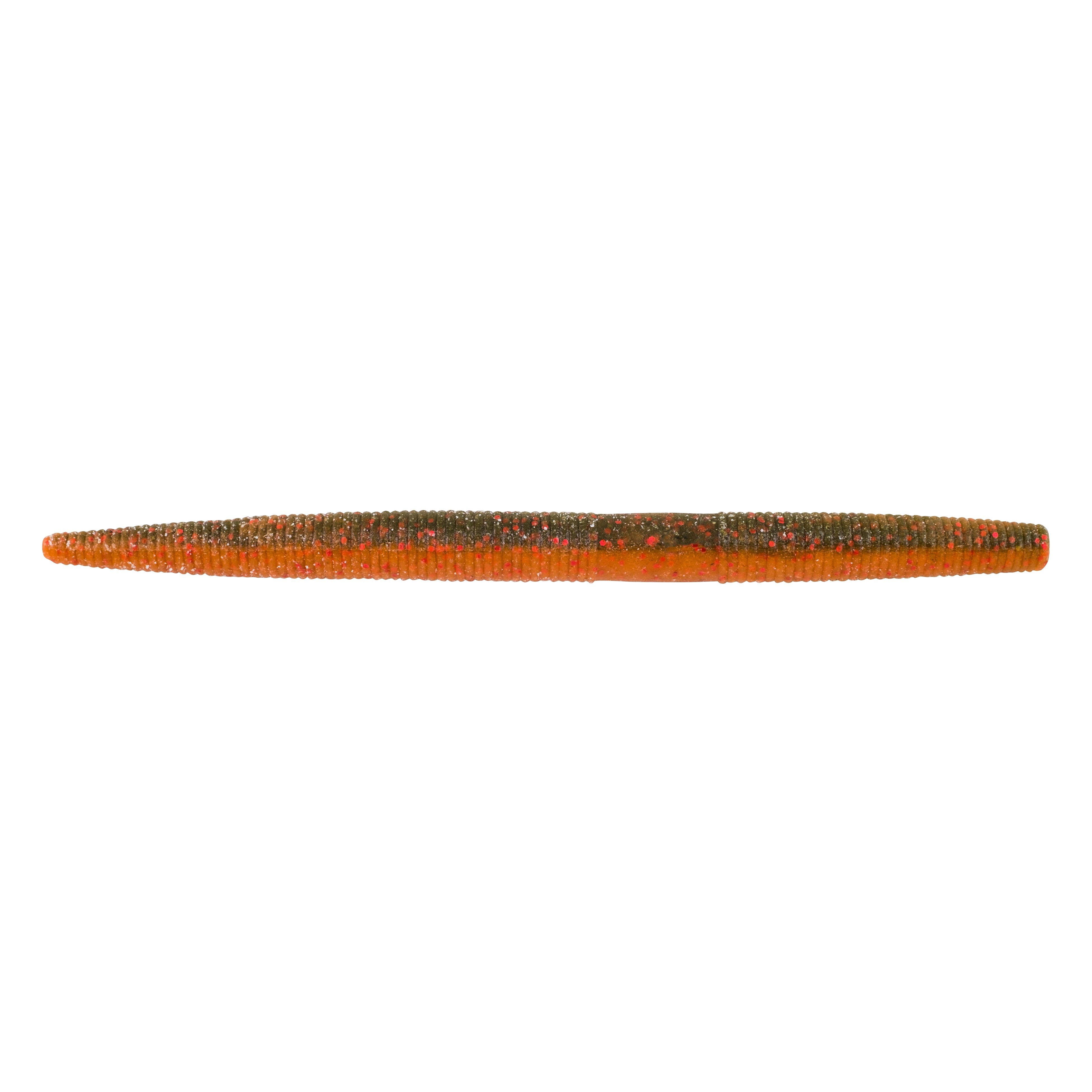 Berkley PowerBait® MaxScent The General Fishing Bait, Watermelon Copper/Orange w/Red, 6in | 15cm, Soft Stick Bait with Irresistible Scent & Flavor, Classic Stick Bait Action, Deadly Bass Fishing Bait