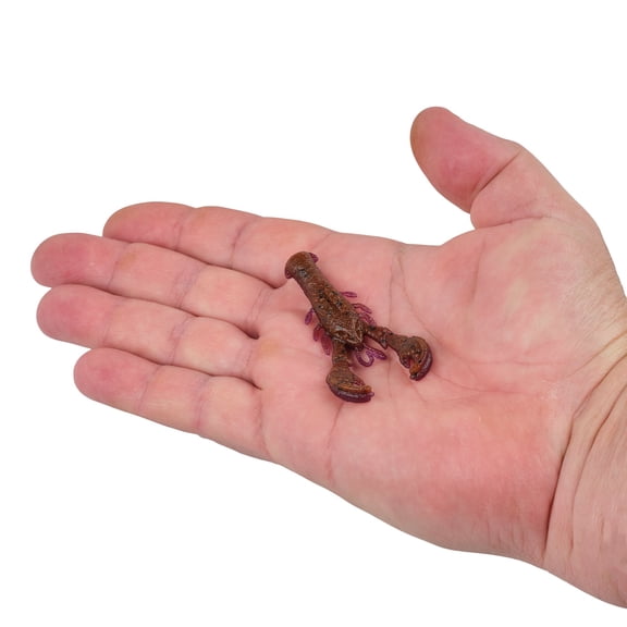 Berkley PowerBait MaxScent Lil' Super Trooper, 2.5 in, Craws, Peanut Butter and Jelly (8 Count)