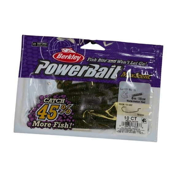 Berkley PowerBait MaxScent Lunch Worm Bait