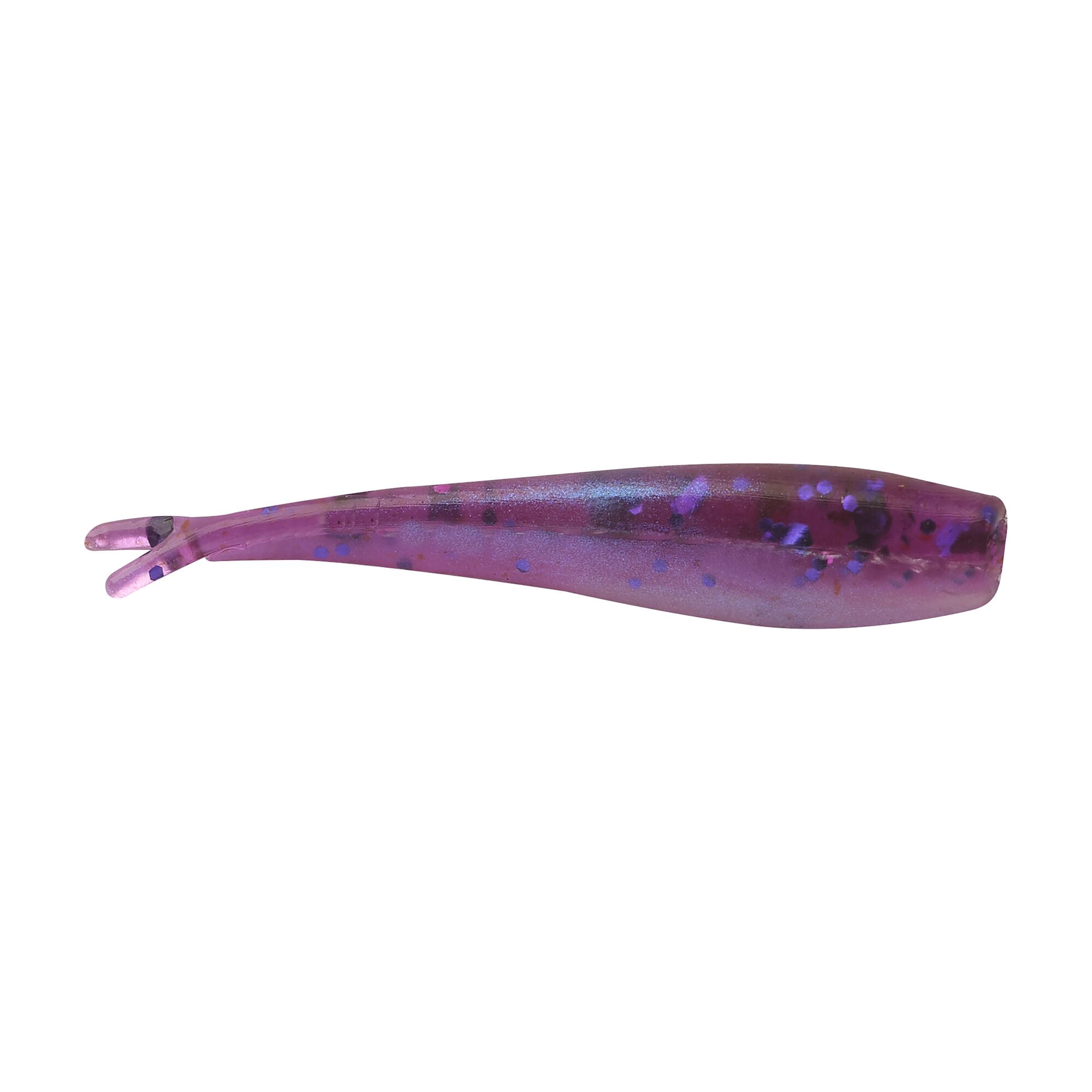 Berkley PowerBait® Minnow, 1 in, Pre-Rigged Baits, Purple Magic (22 Count)