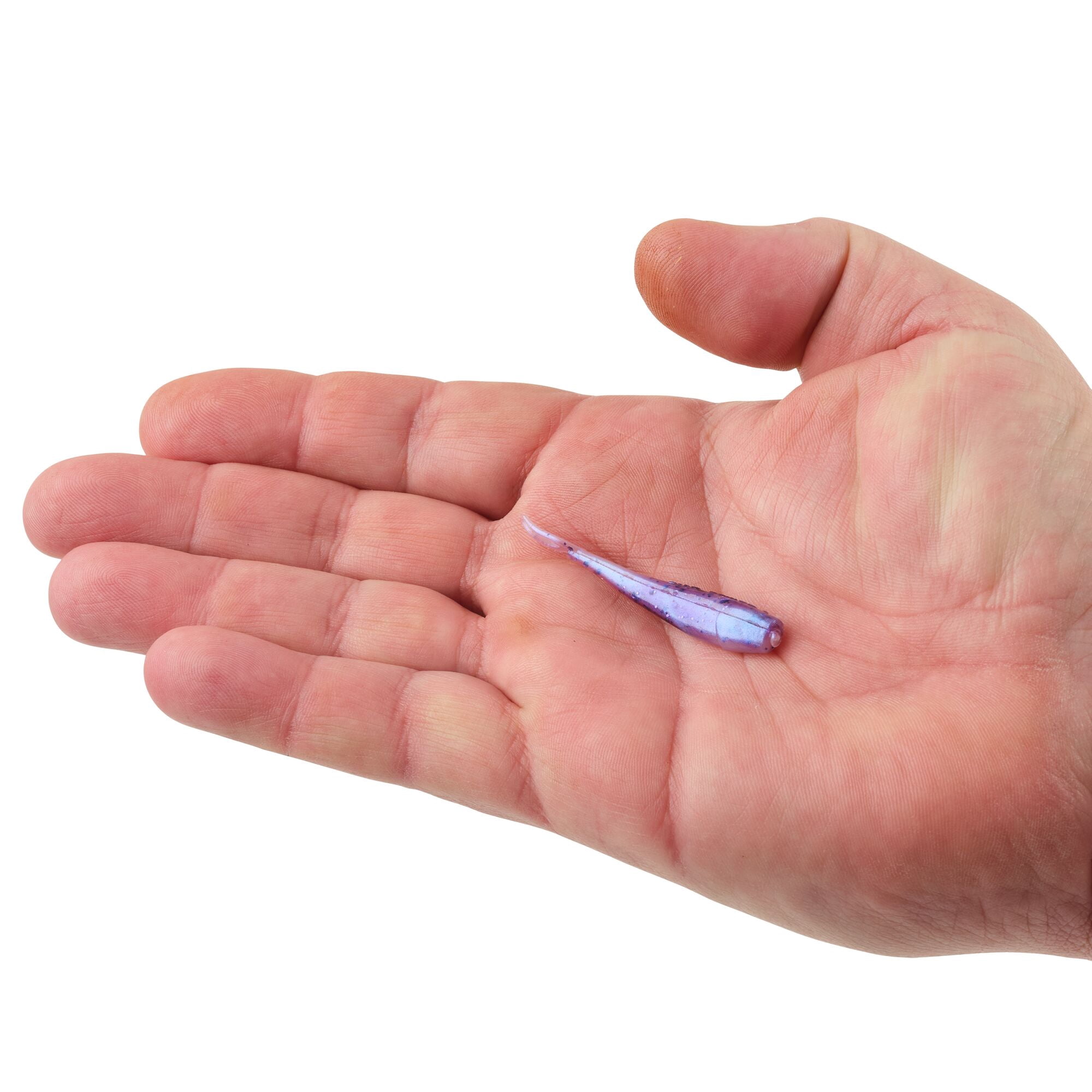Berkley PowerBait® Minnow, 2 in, Pre-Rigged Baits, Purple Magic (18-count)