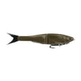thumbnail image 1 of Berkley PowerBait® Nessie Fishing Bait, Green Pumpkin, 5 in, Soft Swimbait, 1 of 3