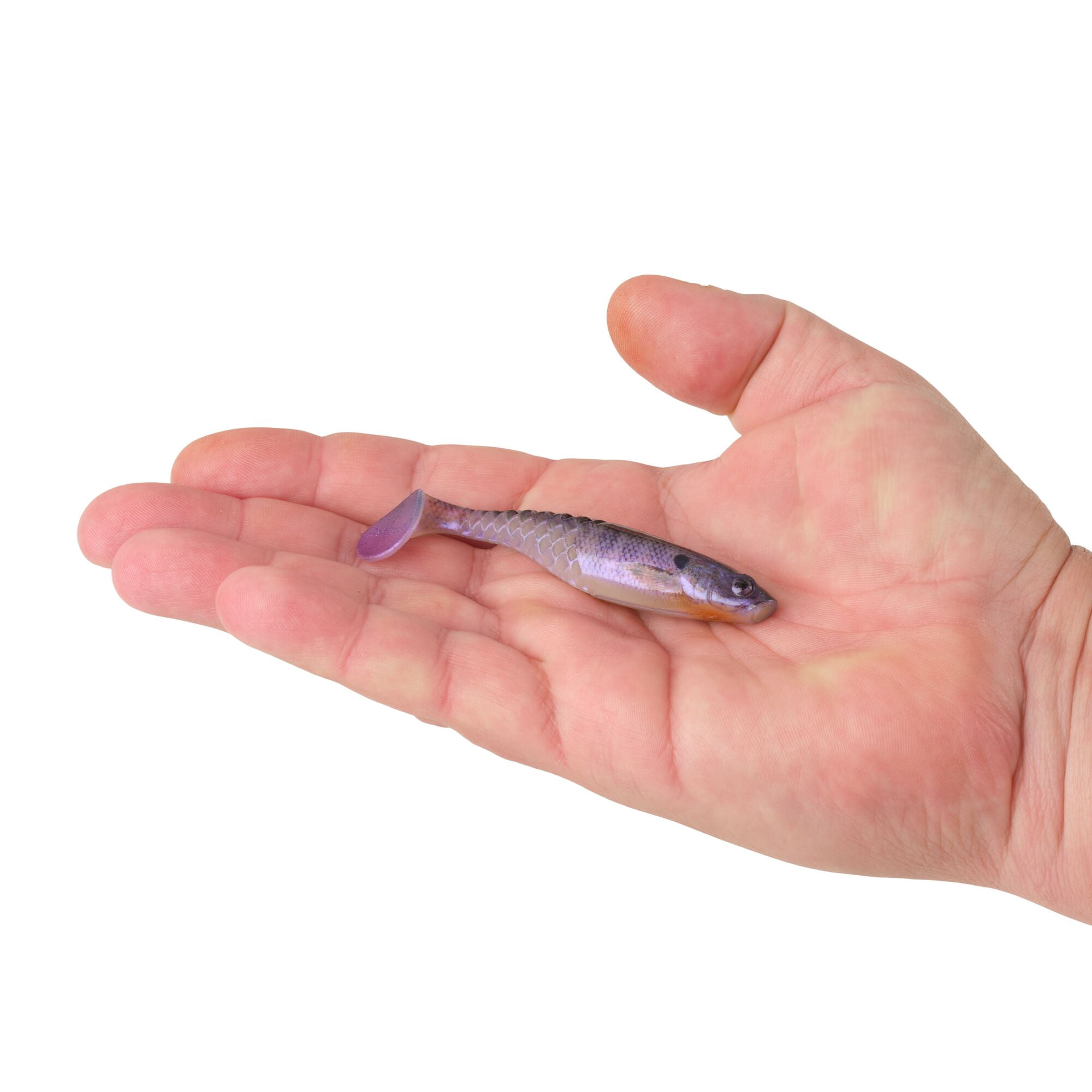 Berkley PowerBait® Paddlin' PowerStinger, 3.5 in, Swimbaits - Paddle Tail, HD Bluegill (7-count)