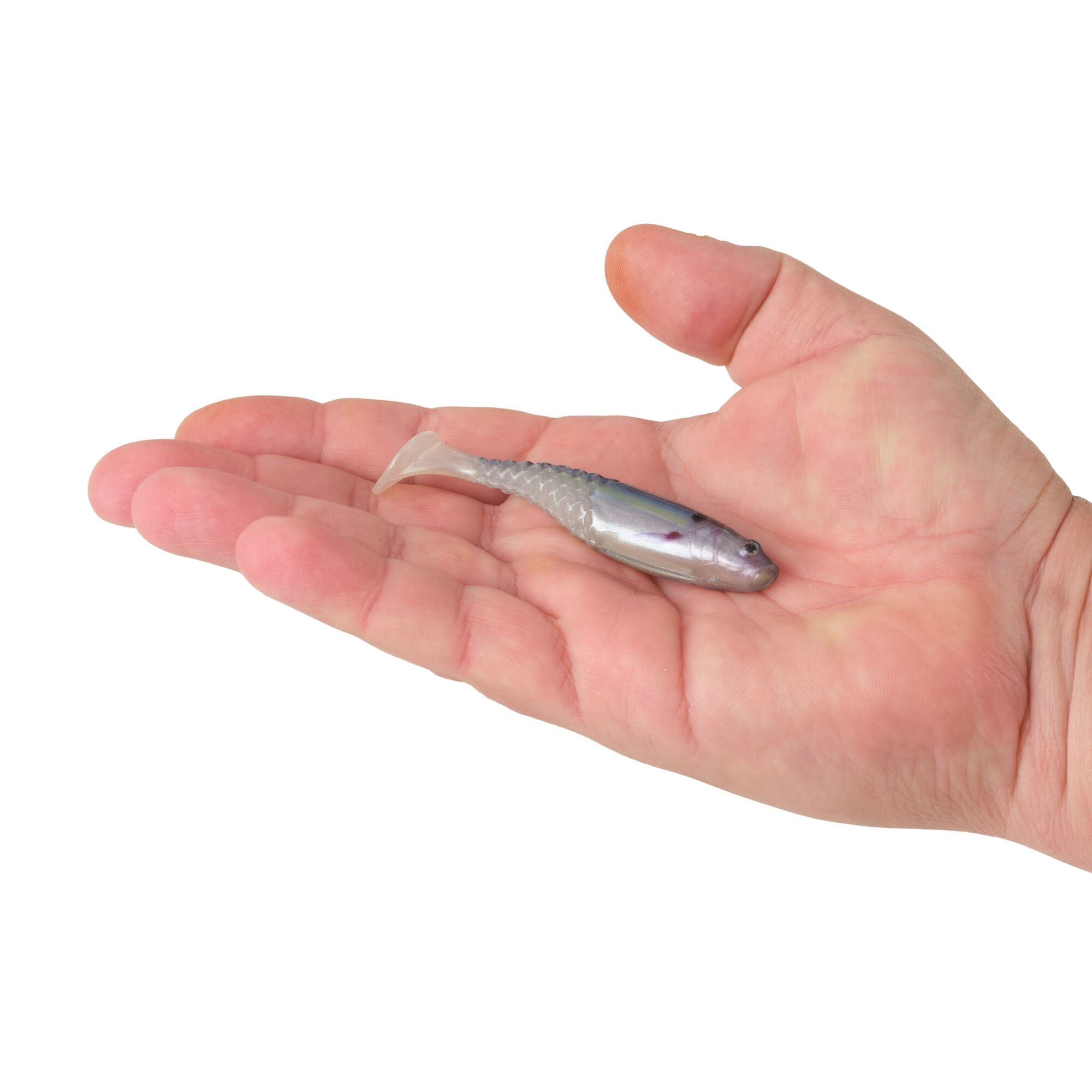 Berkley PowerBait® Paddlin' PowerStinger, 3.5 in, Swimbaits - Paddle Tail, HD Gizzard Shad (7-count)