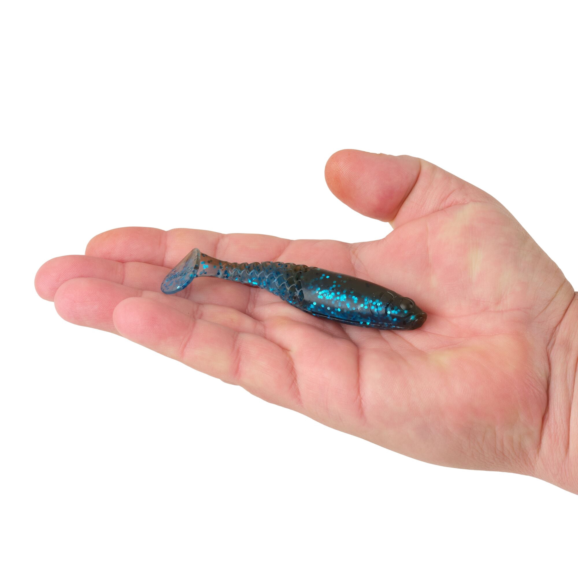 Berkley PowerBait® Paddlin' PowerStinger, 4.25 in, Swimbaits - Paddle Tail, Okeechobee Craw (5 Count)