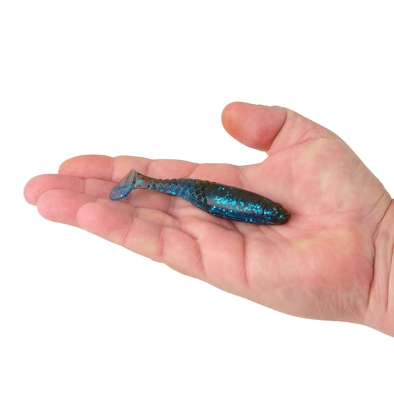 Berkley PowerBait® Paddlin' PowerStinger, 4.25 in, Swimbaits - Paddle Tail, Okeechobee Craw (5 Count)