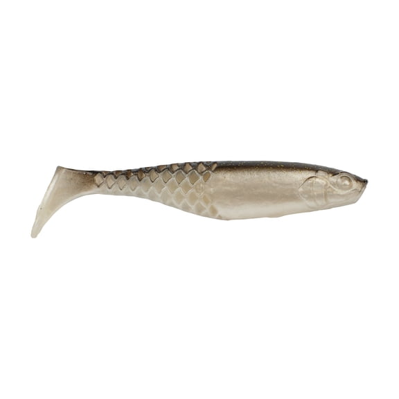 Berkley PowerBaitSaltwater Paddlin'PowerStinger, 4.25 in, Swimbaits - Paddle Tail, Mullet (5-count)