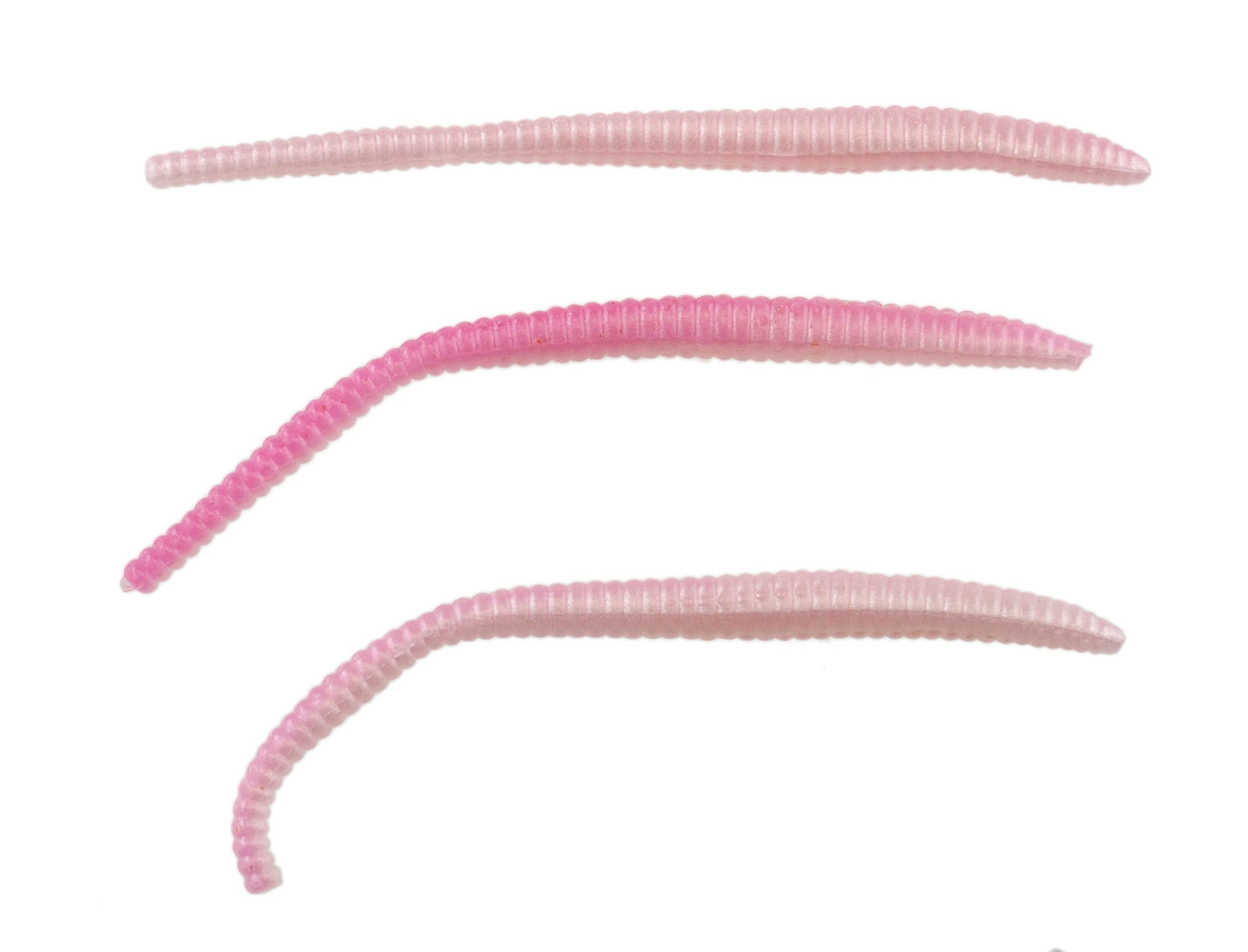 Berkley PowerBait Power Floating Trout Worm Pink Shad, 3 (15 Count)