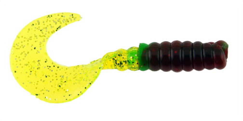 Berkley PowerBait Power Grubs Fishing Bait, Christmas Lights