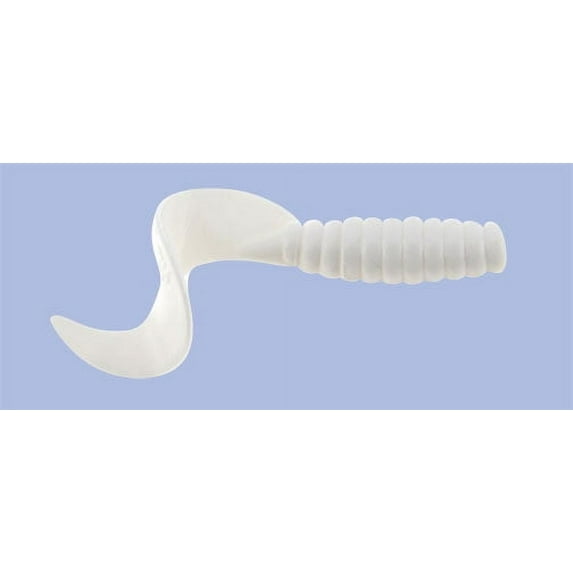 Berkley PowerBait Power Grubs Fishing Bait, White