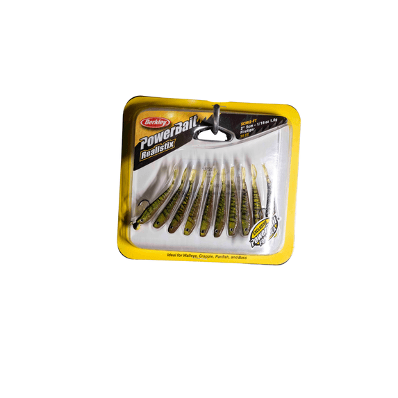 Berkley PowerBait Power Minnow Fishing Bait, Firetiger, 2in | 5cm