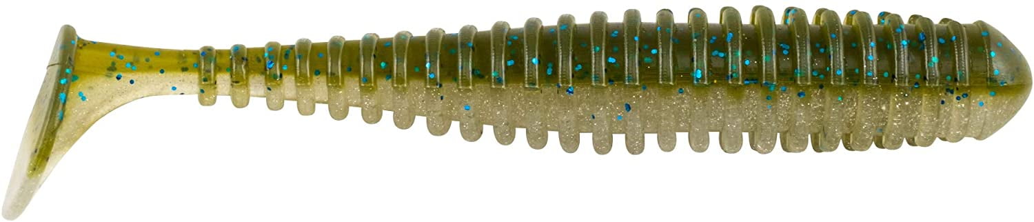 Berkley PowerBait Power Swimmer Fishing Soft Bait, Bass Magic, 3.3in