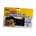 thumbnail interactive-video image 1 of Berkley PowerBait® Power Worm Fishing Bait, Black, 7in, 1 of 7