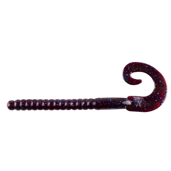 Berkley PowerBait® Power Worm Fishing Bait, Plum, 7in