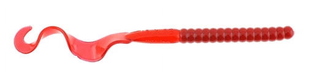 Berkley PowerBait® Power Worm Fishing Bait, Strawberry Glitter/Red, 7in