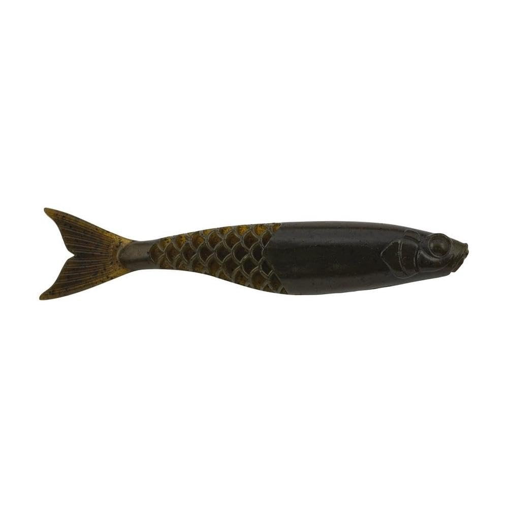 Berkley PowerBait® PowerStinger, 4.5 in, Green Pumpkin