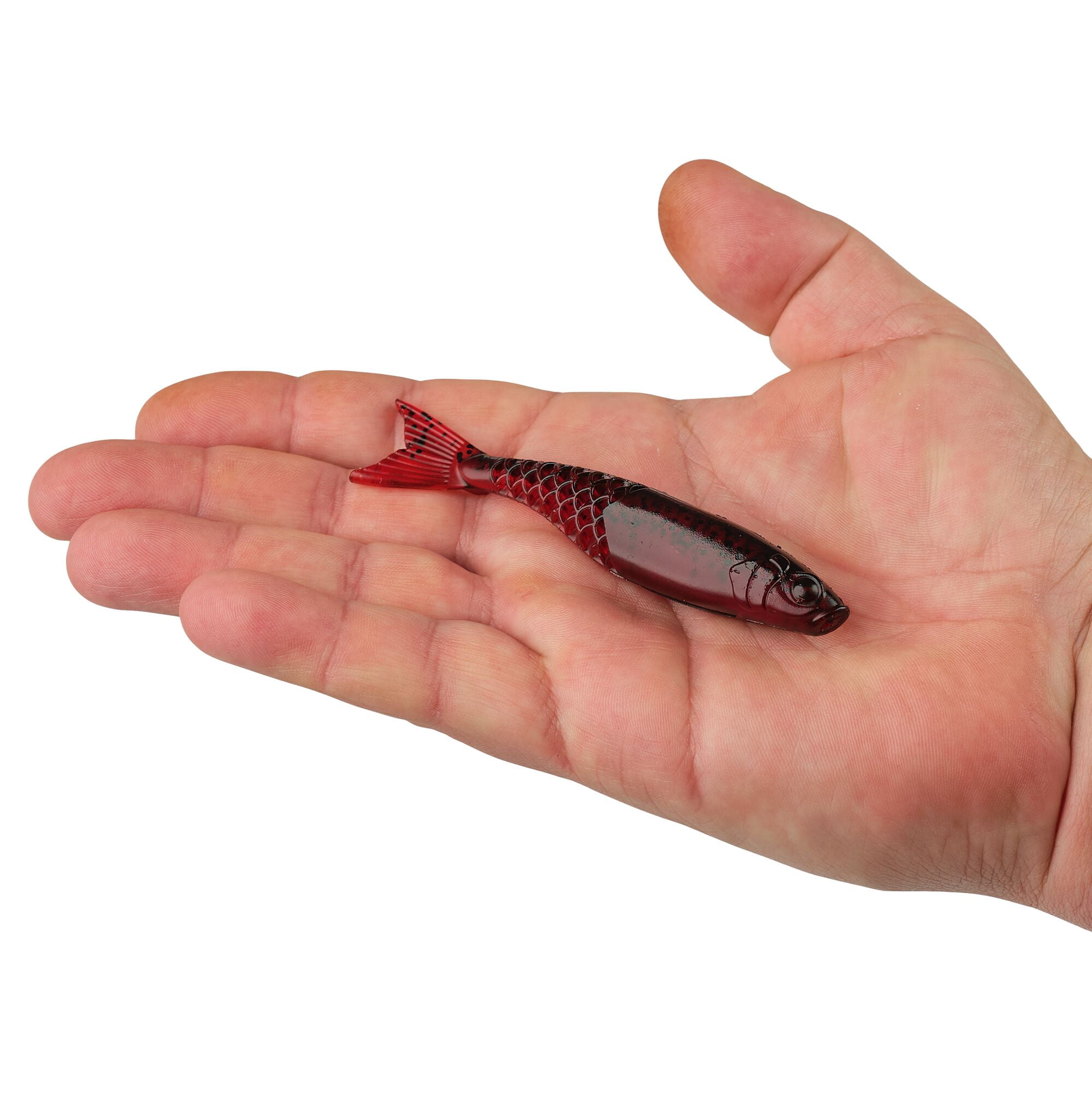 Berkley PowerBait® PowerStinger, 4.5 in, Minnows, Ghost Red Craw (5 Count)