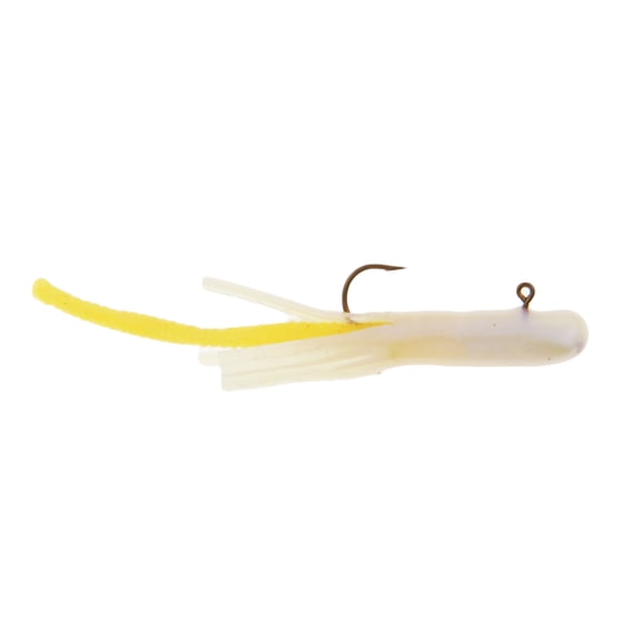 PowerBait Pre-Rigged Atomic Teasers Soft Bait 1/16 oz Size, Pearl White, Per 3 1131235