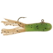 Berkley PowerBait Pre-Rigged Atomic Tubes Fishing Bait, Grasshopper
