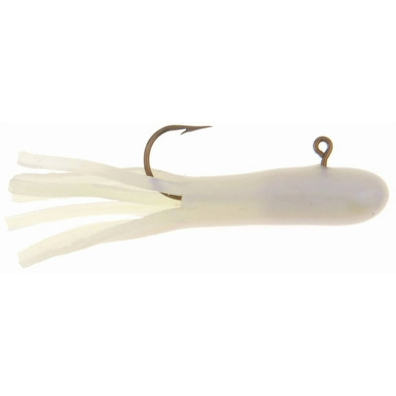 Berkley PowerBait Pre-Rigged Atomic Tubes Fishing Bait, Pearl