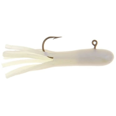 Berkley PowerBait Pre-Rigged Atomic Tubes Fishing Bait, Pearl