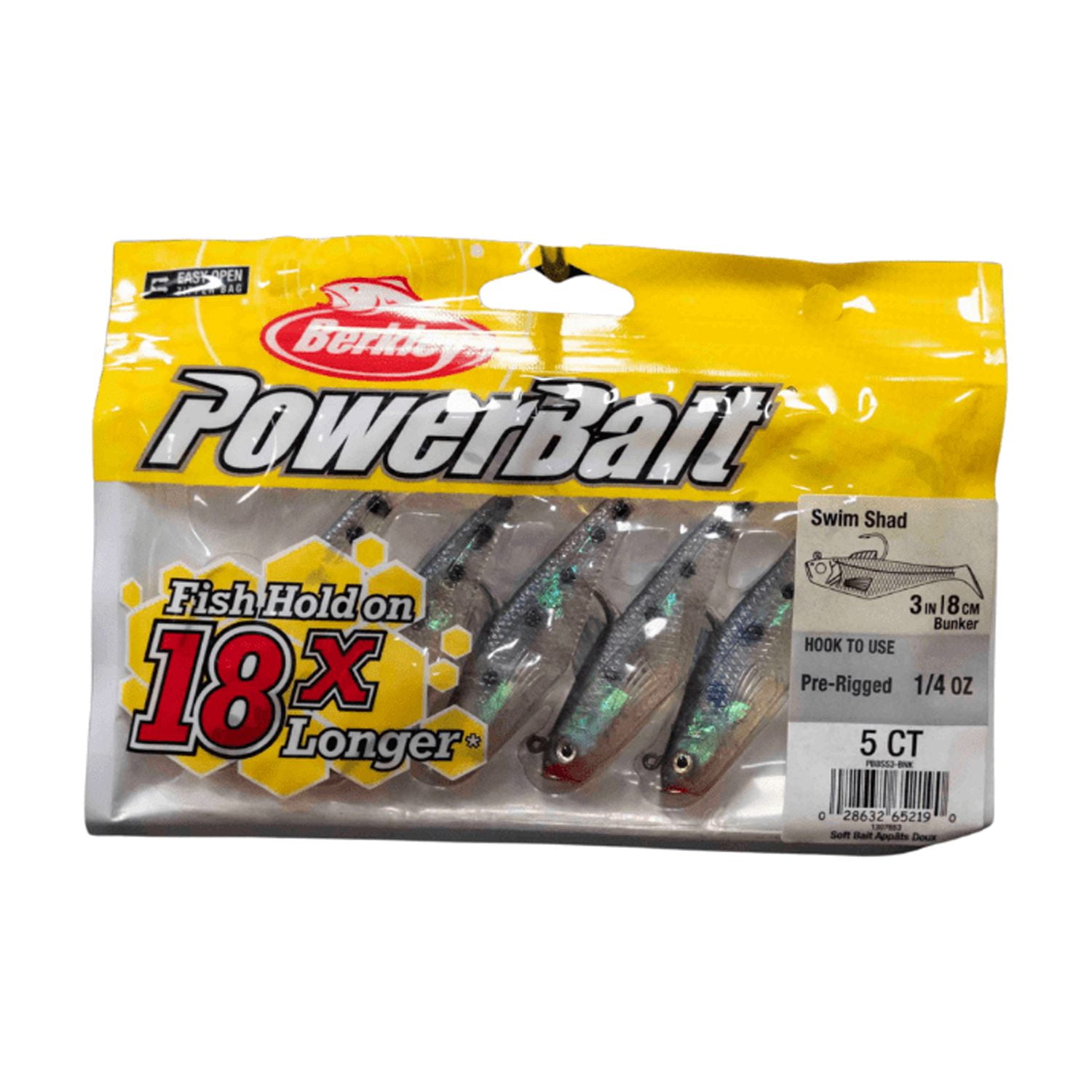 Berkley PowerBait CullShad Un-Rigged Soft Body Swimbait - 5 Inch - Discount Tackle