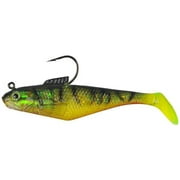 Berkley PowerBait Pre-Rigged Swim Shad Fishing Bait, Firetiger, 3in | 8cm