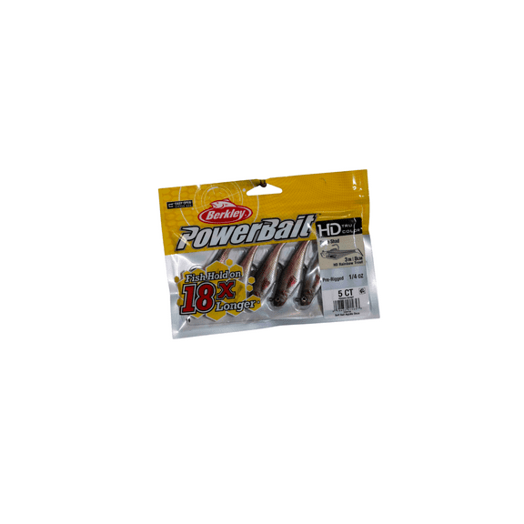 Berkley PowerBait Pre-Rigged Swim Shad Fishing Bait, HD Rainbow Trout, 3in | 8cm