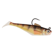 Berkley PowerBait Pre-Rigged Swim Shad Fishing Bait, HD Yellow Perch, 2in | 5cm