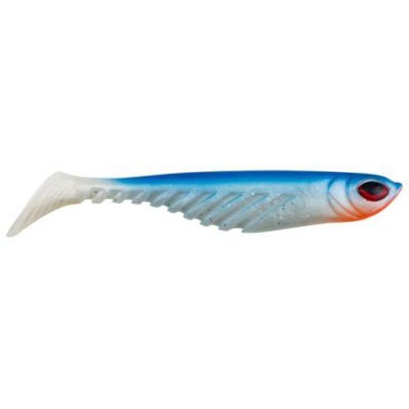 Berkley PowerBait Ripple Shad Fishing Bait, Blue Silver, 3 1/2in | 9cm