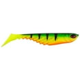 thumbnail image 1 of Berkley PowerBait Ripple Shad Fishing Bait, Fire Perch, 3in | 8cm, 1 of 9