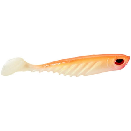 Berkley PowerBait Ripple Shad Fishing Bait, Orange Pearl, 3in | 8cm
