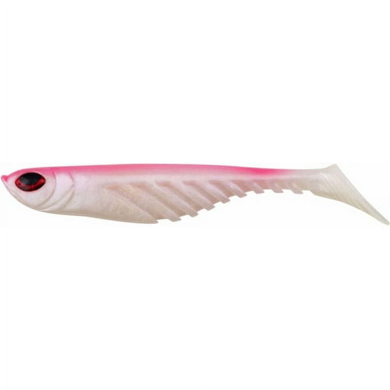 Berkley PowerBait Ripple Shad Fishing Bait, Pink Shine, 3in | 8cm