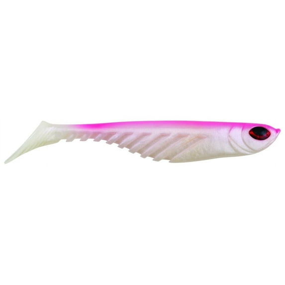 Berkley PowerBait Ripple Shad Fishing Bait, Pink Shine, 3in | 8cm