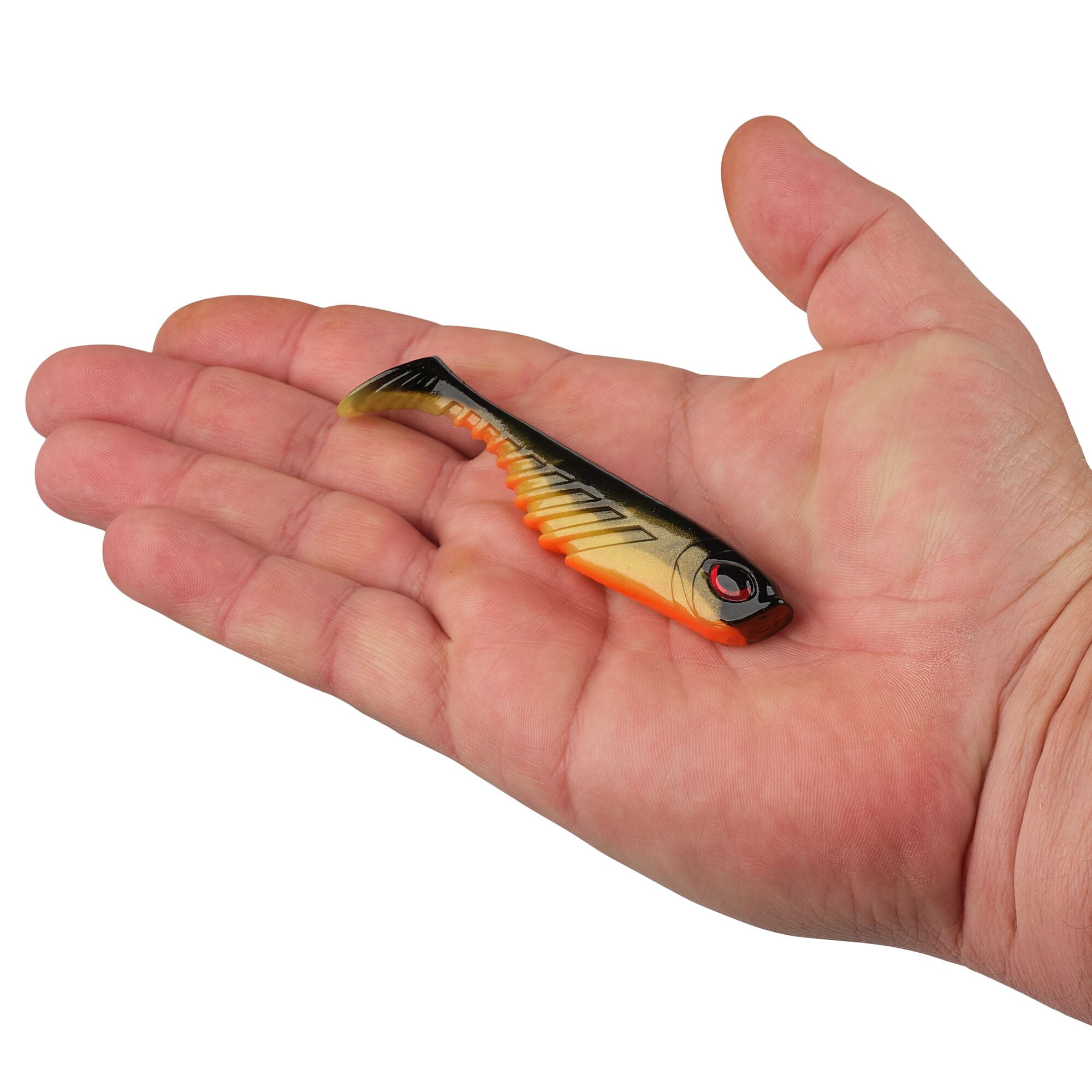 Berkley PowerBait® Ripple Shad, 4 in, Swimbaits, Fool's Gold (5 Count)