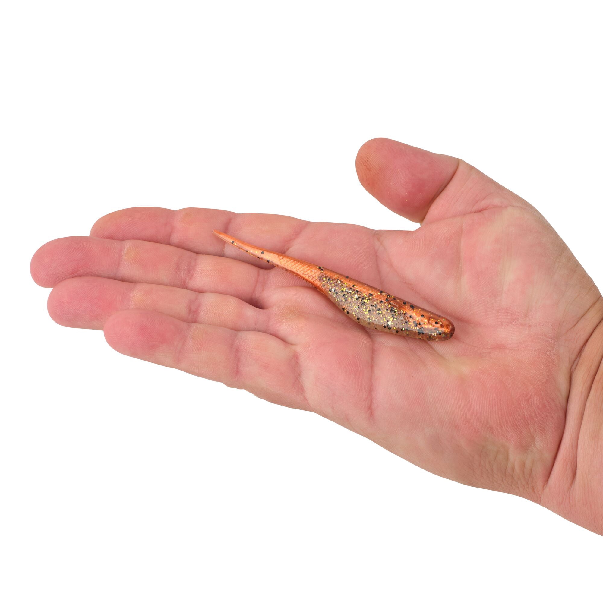 Berkley PowerBait® Saltwater Bonga Shad, 4 in, Jerkbaits, New Penny (12-count)