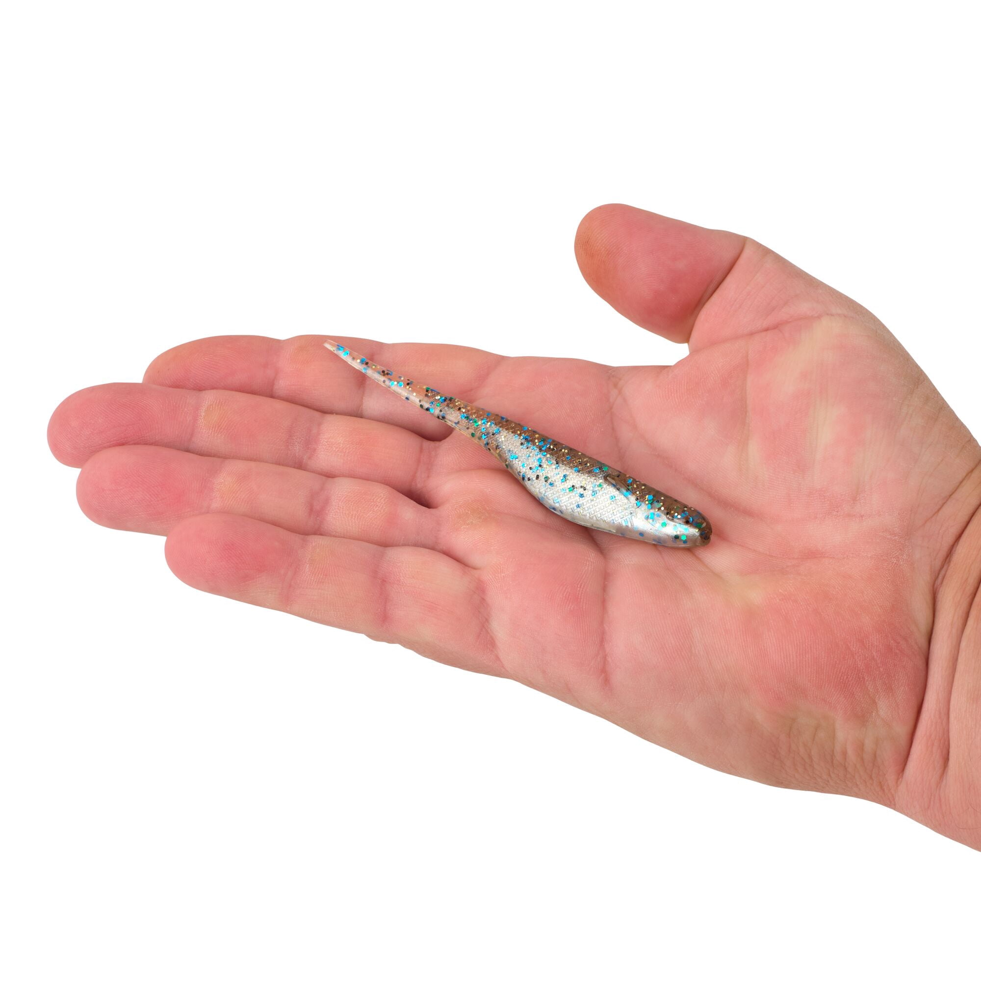 Berkley PowerBait® Saltwater Bonga Shad, 4 in, Jerkbaits, Pinfish (12-count)