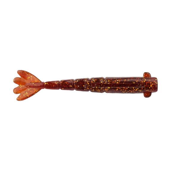 Berkley PowerBait Saltwater Bonga Shrimp, 4 in, Shrimp, Root Beer Gold (6-count)