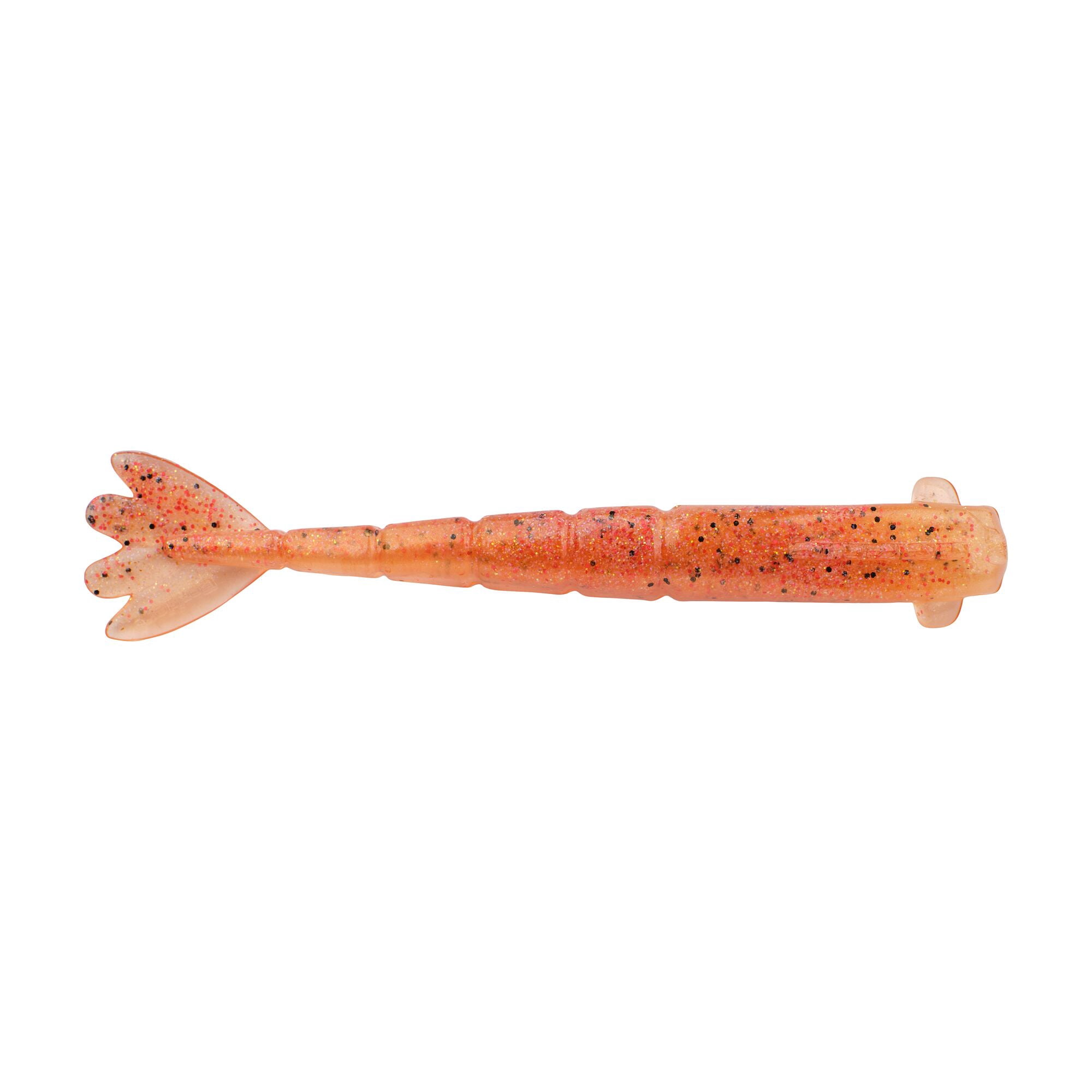 Berkley PowerBait® Saltwater Bonga Shrimp, 4 in, Shrimp, Sangria (6-count)