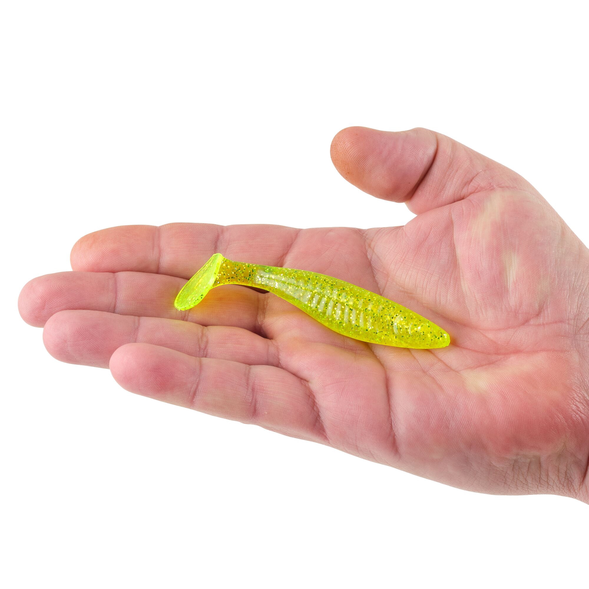 Berkley PowerBait® Saltwater The Champ Swimmer, 3.8 in, Swimbaits, Chrome Flash (6-count)
