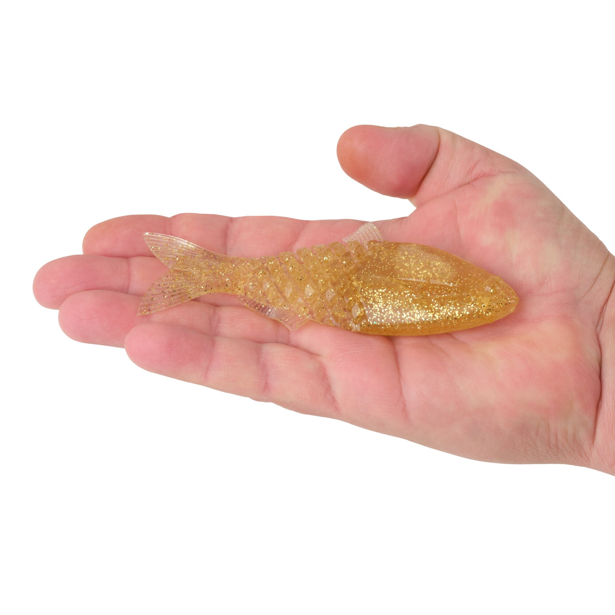 Berkley PowerBait® Saltwater Gillydine, 5.3 in, Swimbaits, Gold (2-count)