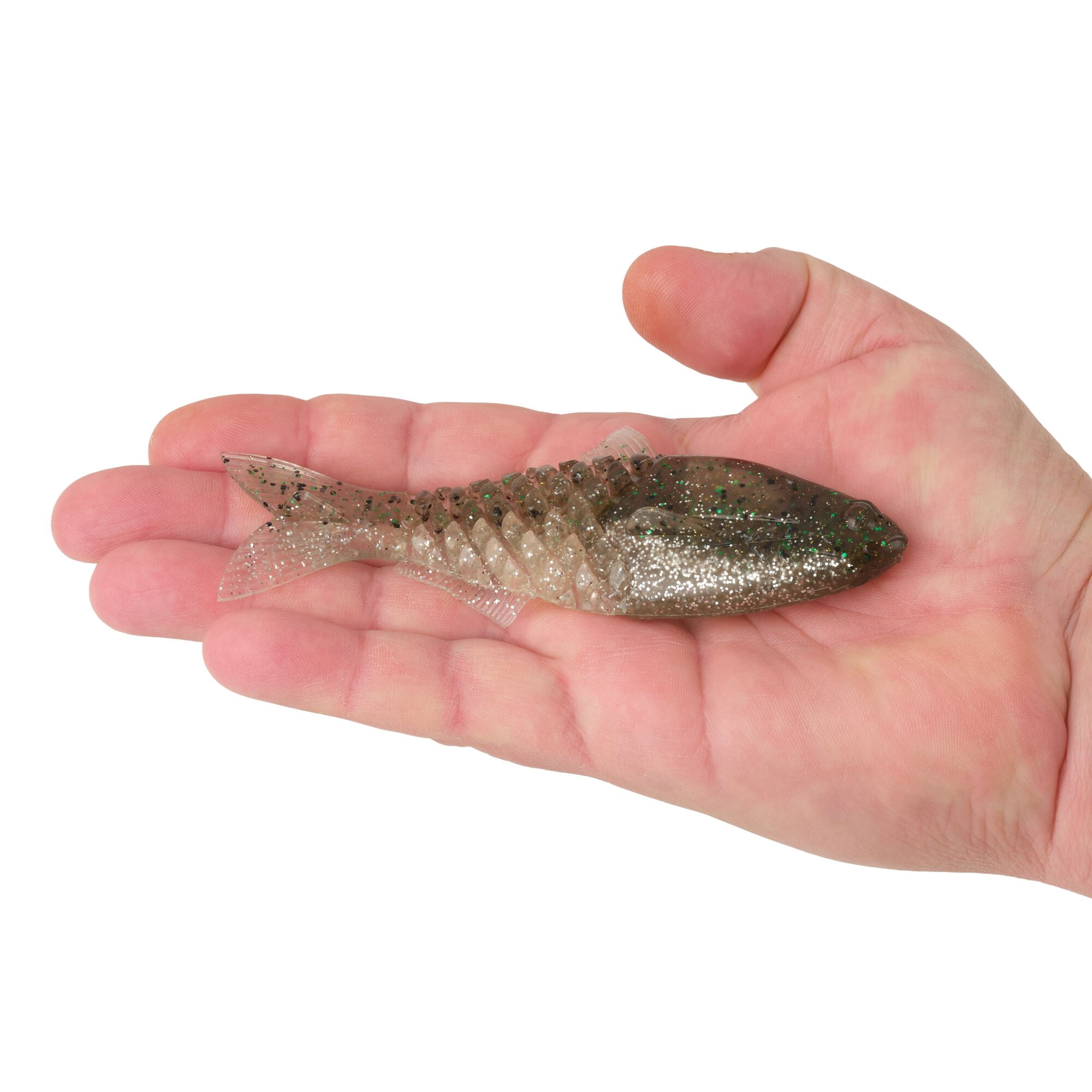 Berkley PowerBait® Saltwater Gillydine, 5.3 in, Swimbaits, Silver Flash (2-count)