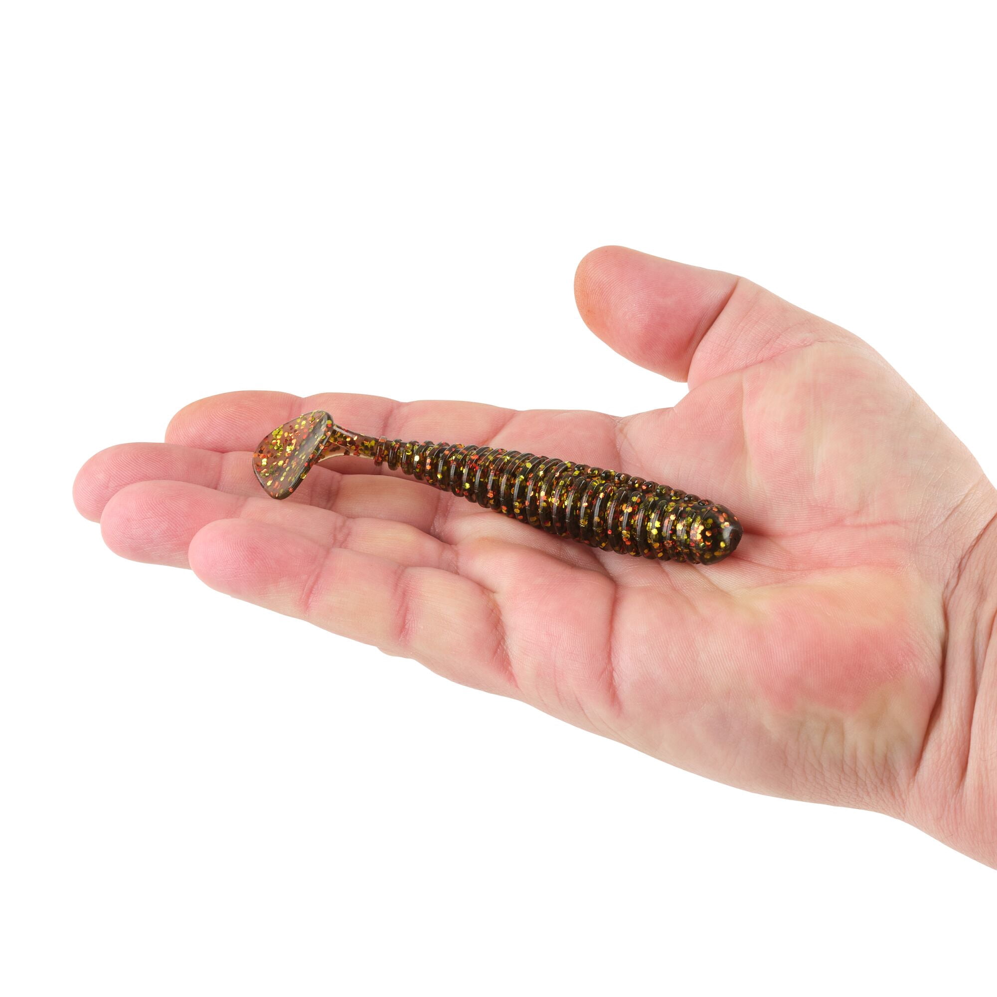 Berkley PowerBait® Saltwater Power Swimmer, 4.3 in, Swimbaits, Dark Night (6-count)