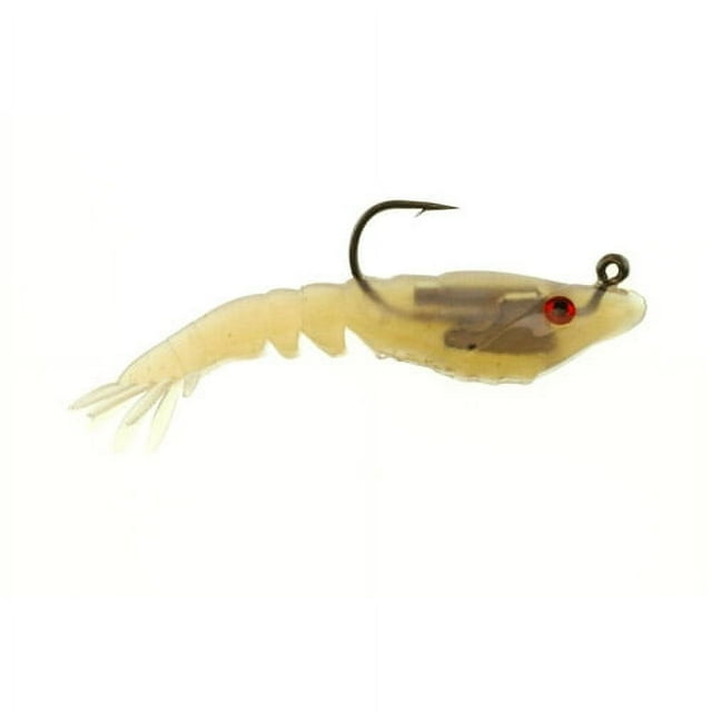 Berkley PowerBait Saltwater Rattle Shrimp Fishing Bait, Natural, 3 in.