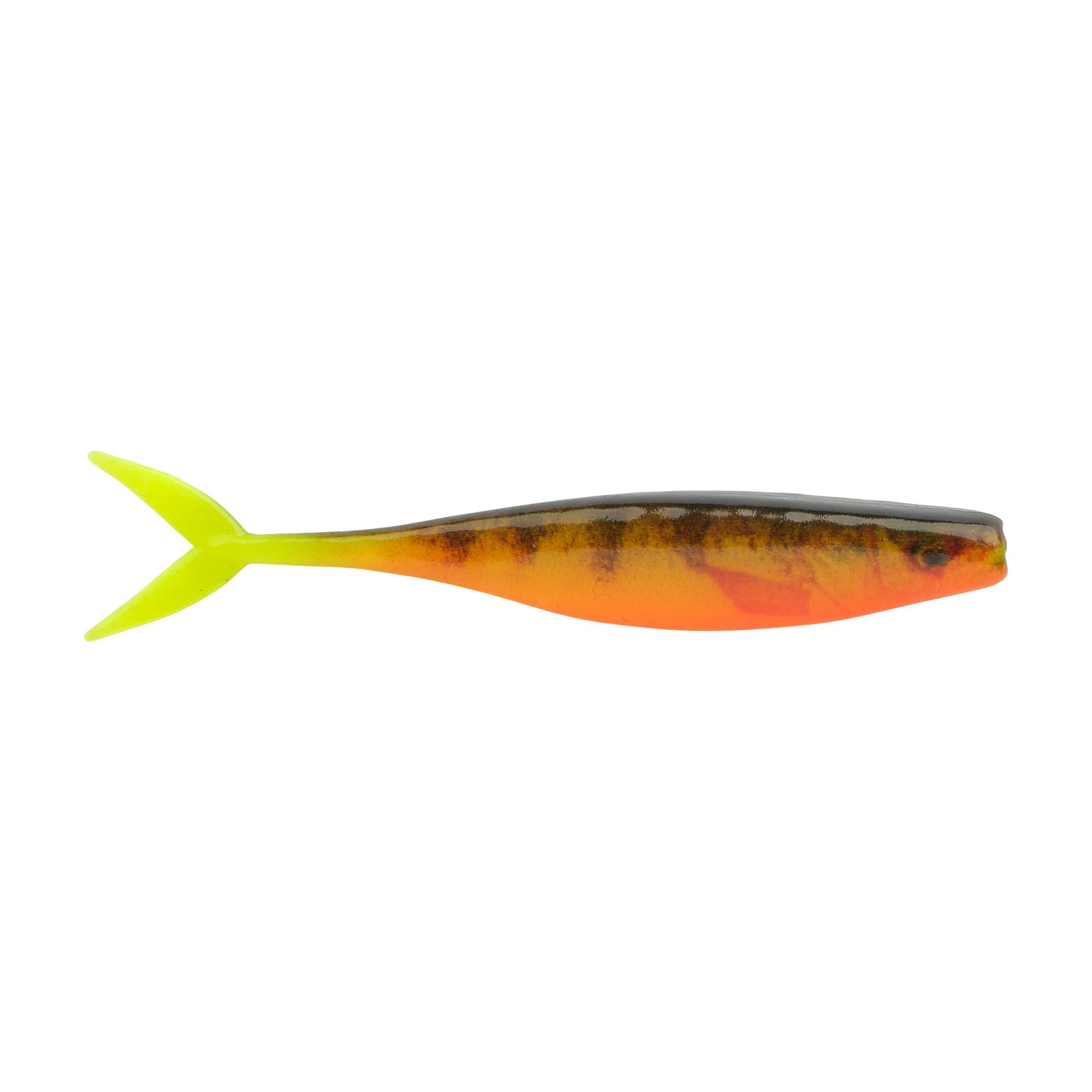 Berkley PowerBait® The Champ Minnow, 2.5 in, Minnows, HD Fire Perch (10 Count)