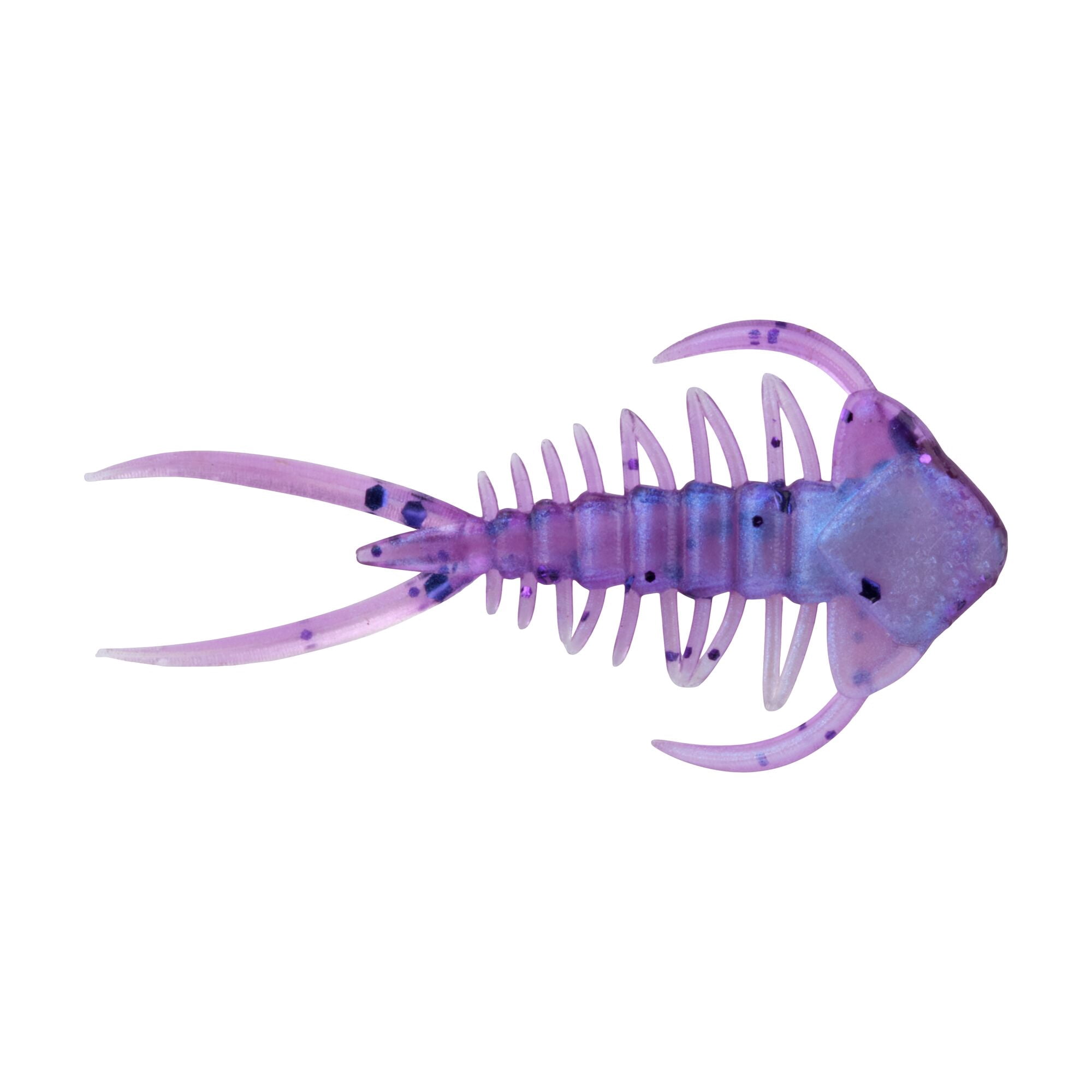 Berkley PowerBait® Trilobite, 1.5 in, Creatures, Purple Rain (6 Count)