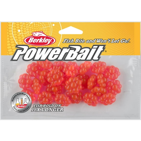 Berkley PowerBait Trout/Steelhead Egg Clusters Fishing Bait, Shrimp