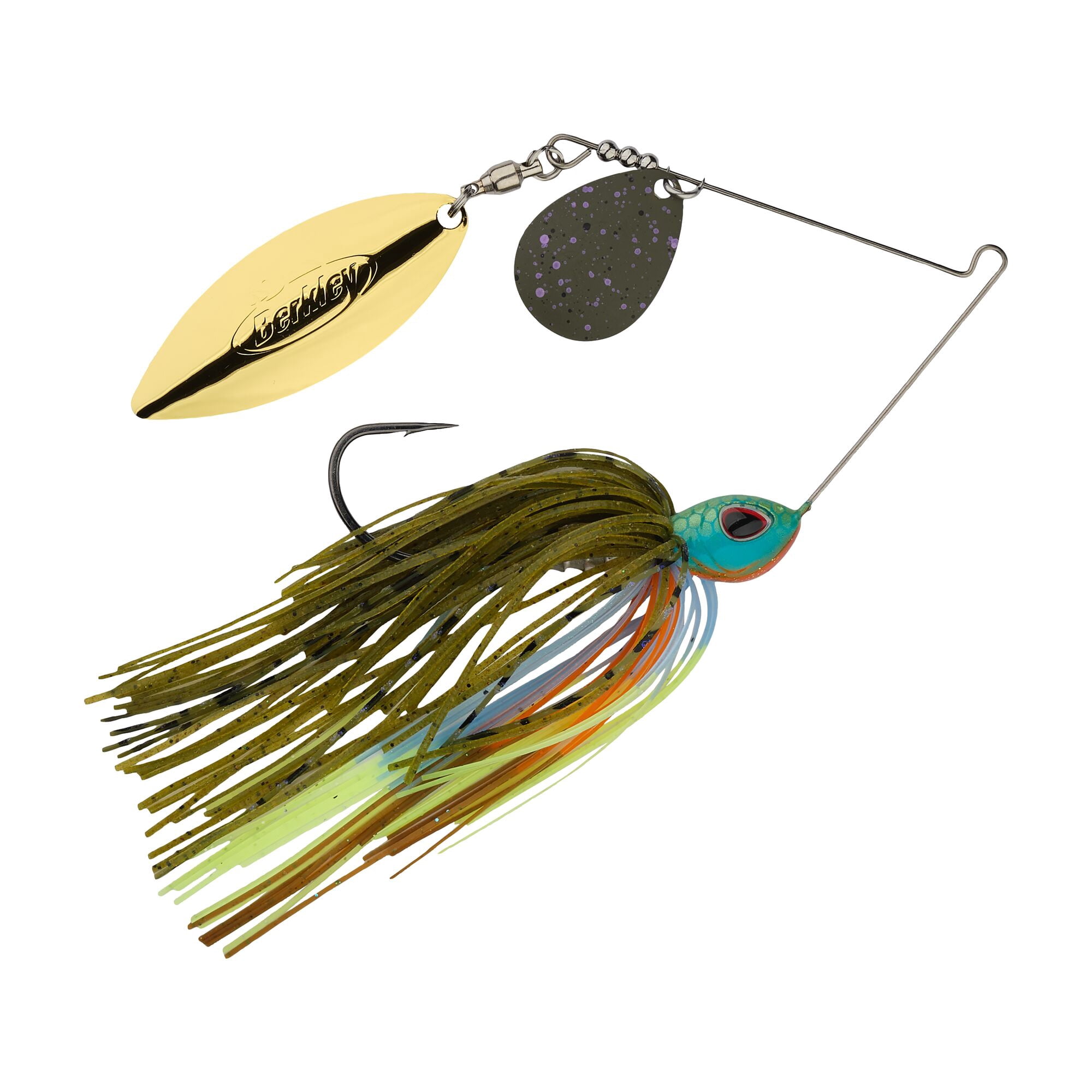 Berkley Power® Blade Standard, Spinnerbaits, Gill Spawn/Green Pumpkin + Gold (1 Count)